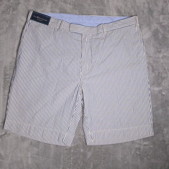 Polo Ralph Lauren Other - Polo Ralph Lauren Seersucker Shorts Mens 36 Striped Classic Golf Preppy Bleeker